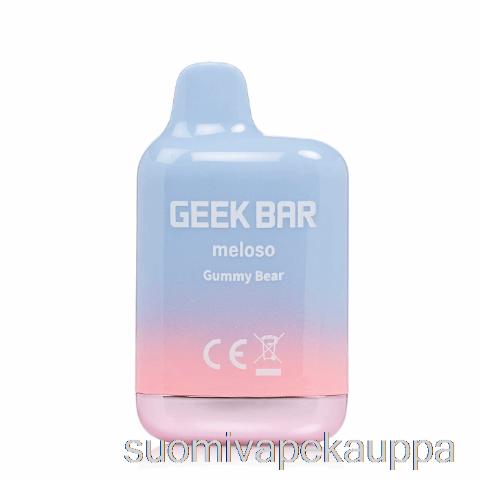 Vape Box Geek Bar Meloso Mini 1500 Kertakäyttöinen Kumikarhu